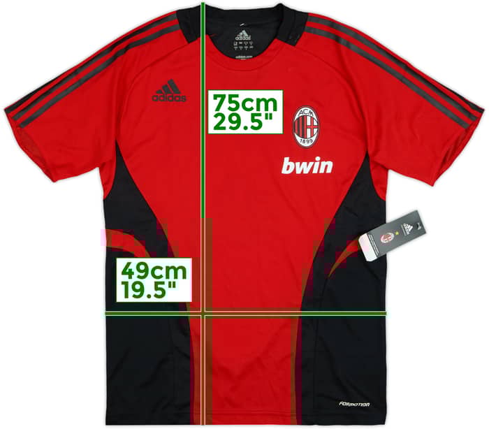 2008-09 AC Milan adidas Formotion Training Shirt (L)