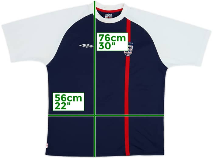 2002-04 England Umbro Training Shirt - 7/10 - (XL)