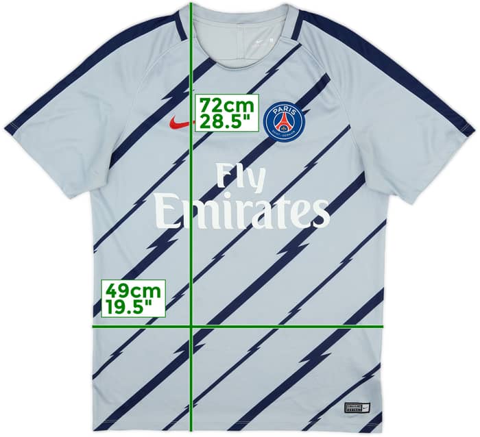 2017-18 Paris Saint-Germain Nike Training Shirt - 9/10 - (L)