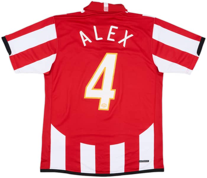 2006-08 PSV Home Shirt Alex #4 - 6/10 - (M)