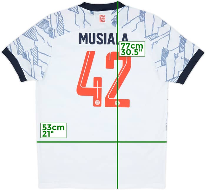 2021-22 Bayern Munich Third Shirt Musiala #42 - 8/10 - (L)