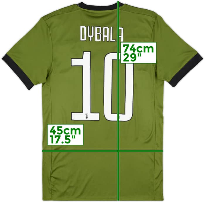 2017-18 Juventus Third Shirt Dybala #10 - 6/10 - (S)