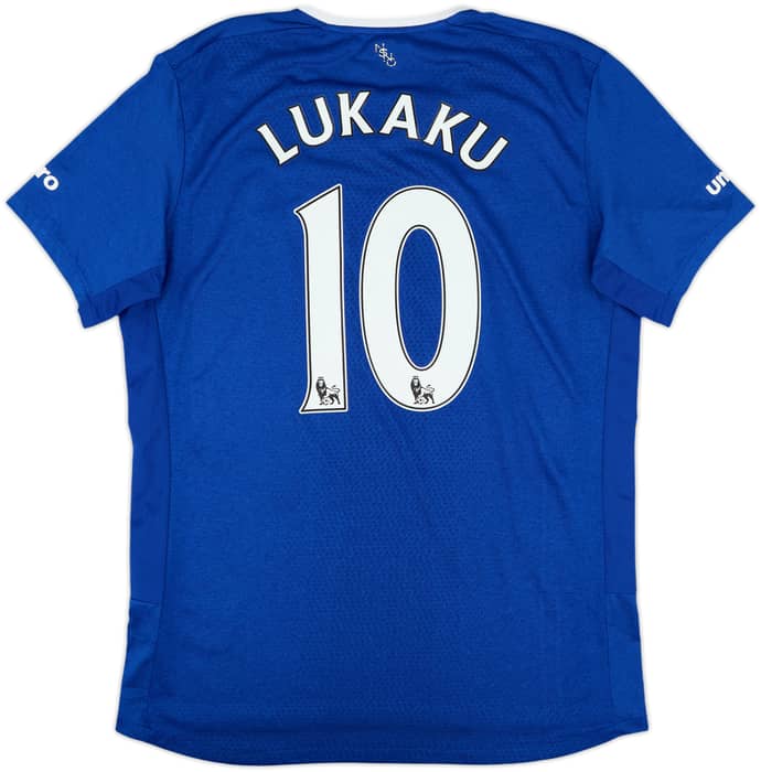 2015-16 Everton Home Shirt Lukaku #10 - 7/10 - (L)