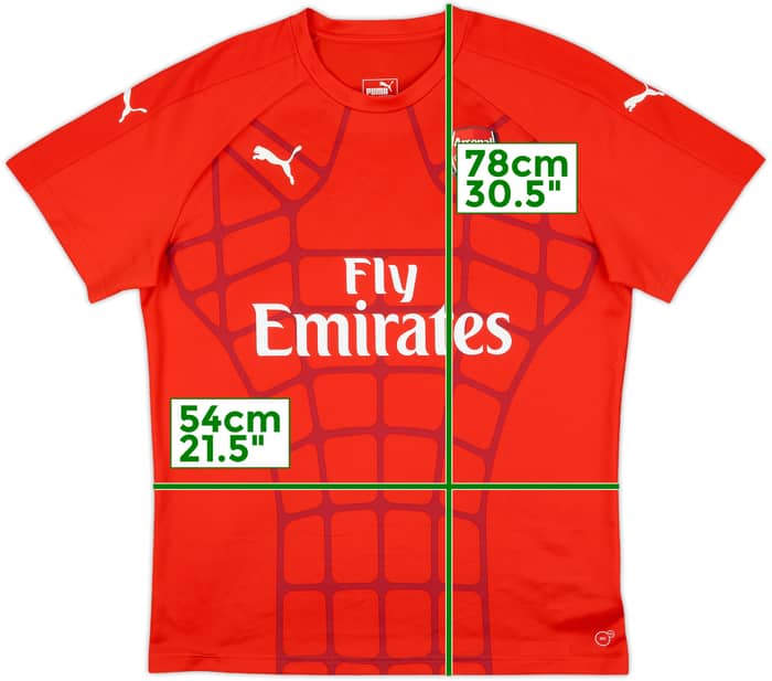 2015-16 Arsenal Puma Training Shirt - 9/10 - (XL)
