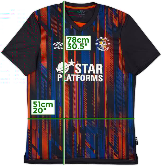 2021-22 Luton Town Away Shirt - 8/10 - (L)