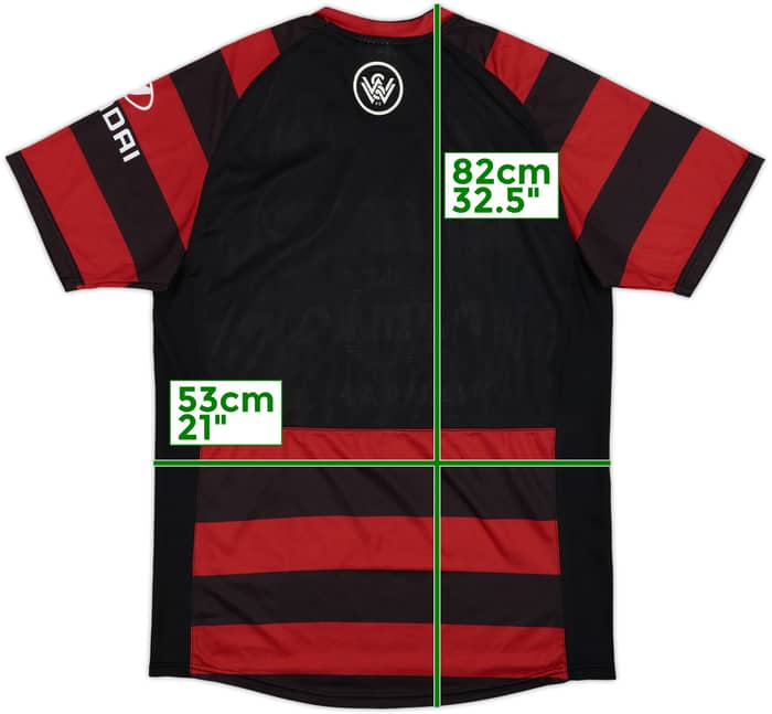 2012-14 Western Sydney Wanderers Signed Home Shirt - 8/10 - (M)