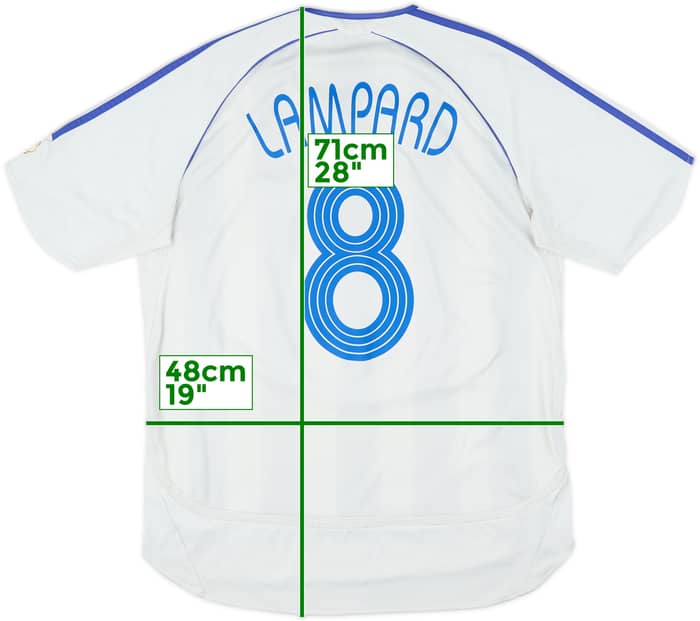 2006-07 Chelsea Away Shirt Lampard #8 - 4/10 - (L)
