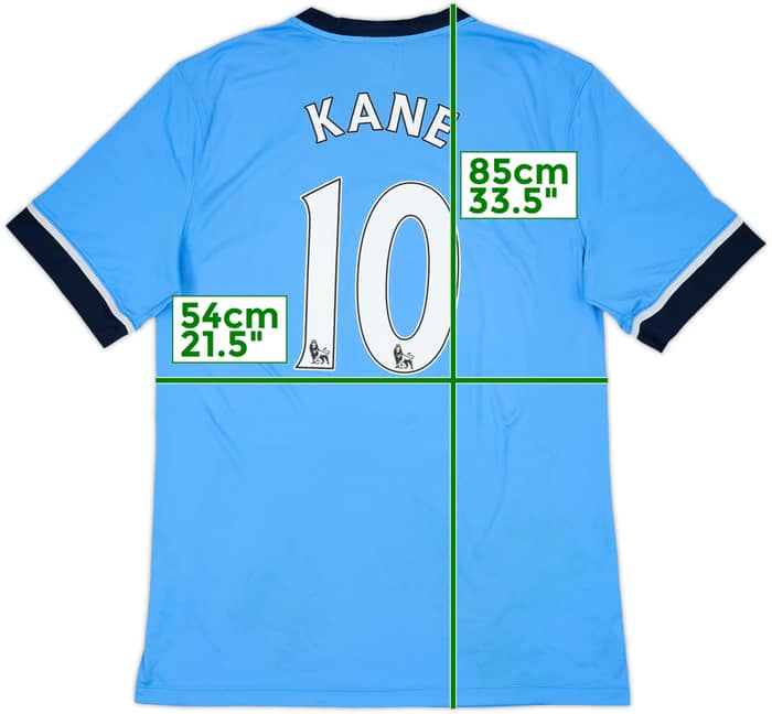 2015-16 Tottenham Away Shirt Kane #10 - 7/10 - (XL)