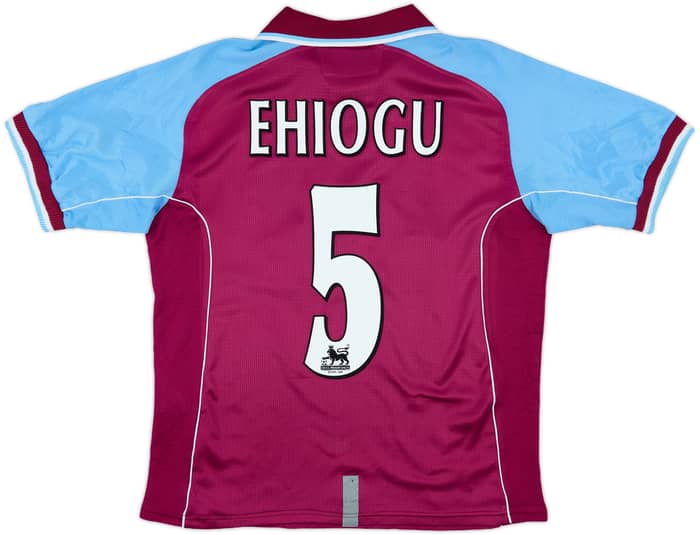 2000-01 Aston Villa Home Shirt Ehiogu #5 - 8/10 - (S)