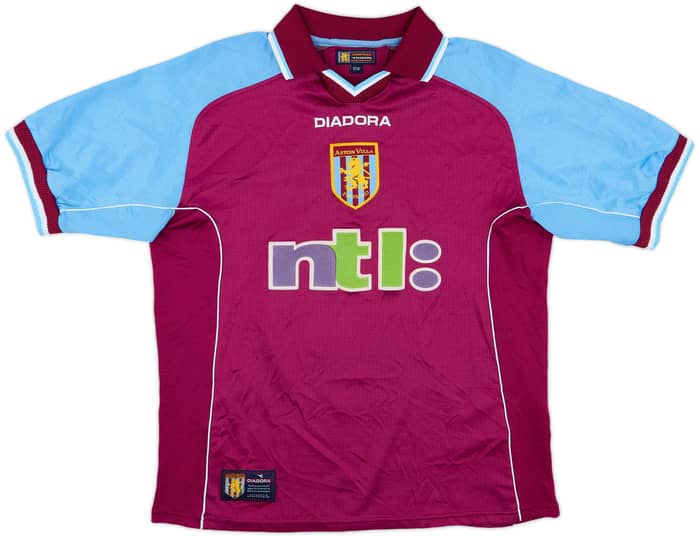 2000-01 Aston Villa Home Shirt Ehiogu #5 - 8/10 - (S)