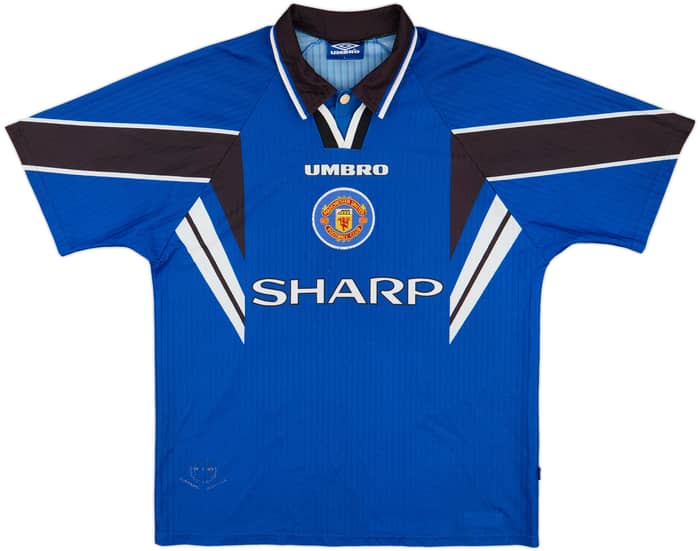 1996-98 Manchester United Third Shirt Beckham #10 - 9/10 - (L)