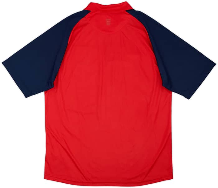 2007-09 England Umbro 1/4 Zip Polo Shirt - 9/10 - (XL)