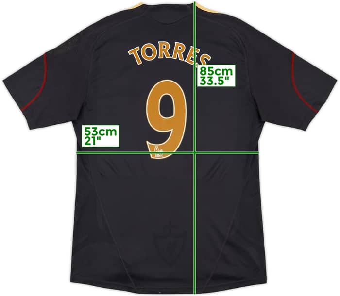 2009-10 Liverpool Away Shirt Torres #9 - 5/10 - (L)