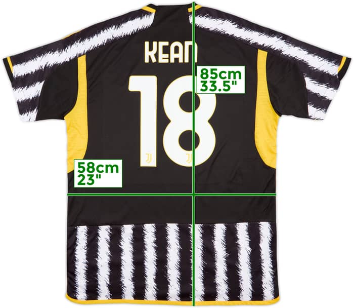 2023-24 Juventus Home Shirt Kean #18 - 10/10 - (3XL)