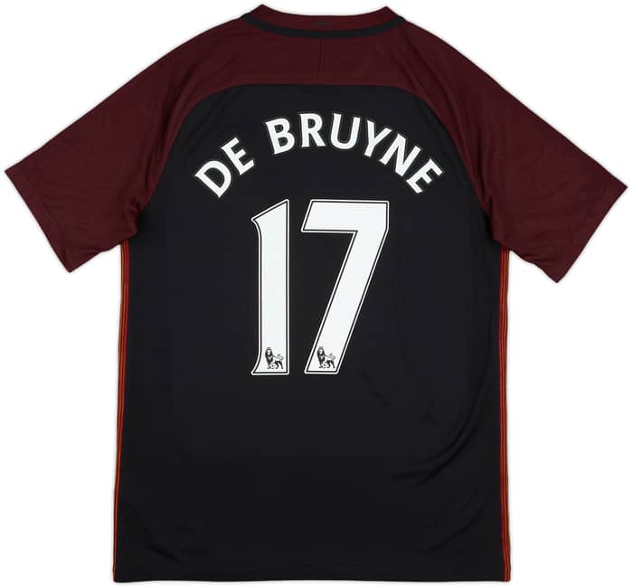 2016-17 Manchester City Away Shirt De Bruyne #17 - 10/10 - (M)