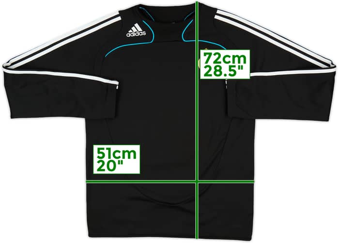 2008-09 Real Madrid adidas Sweat Top - 9/10 - (M)
