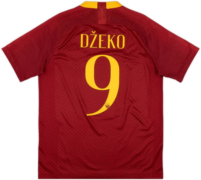2018-19 Roma Home Shirt Dzeko #9 - 9/10 - (M)