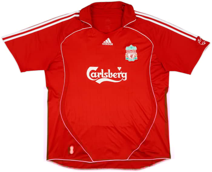 2006-08 Liverpool Home Shirt Gerrard #8 - 6/10 - (XXL)