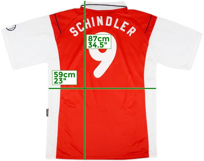 2001-02 Offenbacher Kickers Home Shirt Schindler #9 - 5/10 - (XL)
