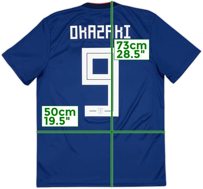 2018-19 Japan Home Shirt Okazaki #9 - 9/10 - (M)
