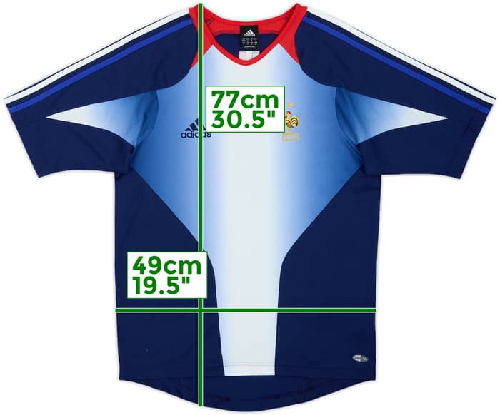 2004-05 France adidas Training Shirt - 8/10 - (S)