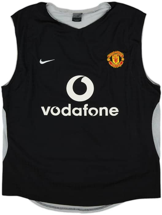 2003-04 Manchester United Nike Player Issue Training Vest - 6/10 - (L)