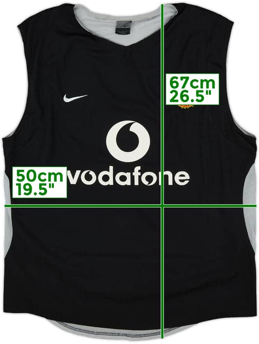 2003-04 Manchester United Nike Player Issue Training Vest - 6/10 - (L)