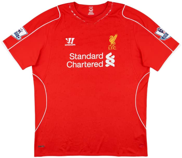 2014-15 Liverpool Home Shirt Gerrard #8 - 5/10 - (XXL)