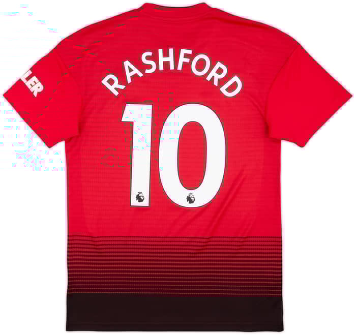 2018-19 Manchester United Home Shirt Rashford #10 - 9/10 - (S)