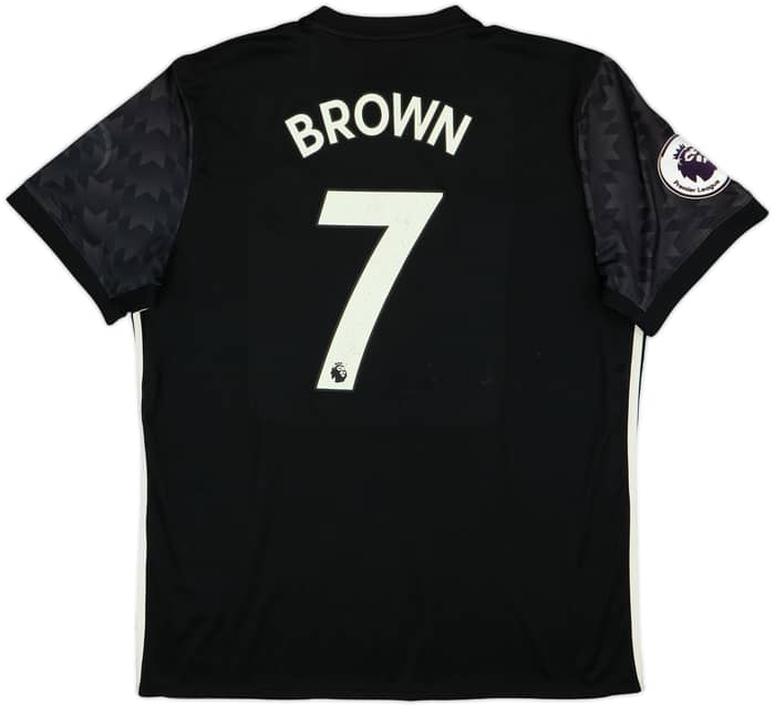 2017-18 Manchester United Away Shirt Brown #7 - 5/10 - (XL)