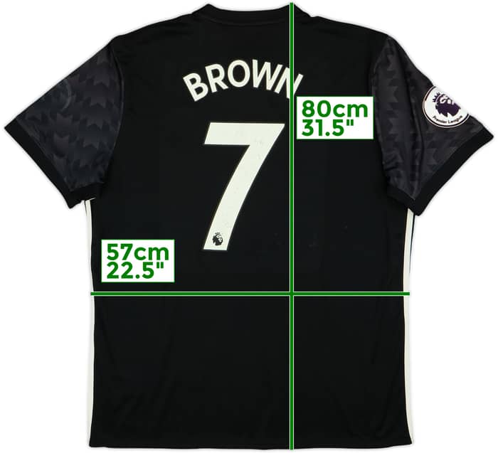 2017-18 Manchester United Away Shirt Brown #7 - 5/10 - (XL)