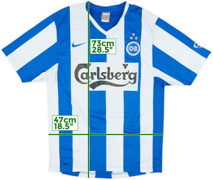 2007-08 Odense Home Shirt #10 - 8/10 - (M)