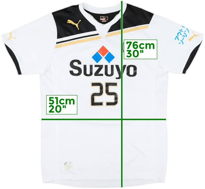 2011 Shimizu S-Pulse Away Shirt #25 - 7/10 - (L)