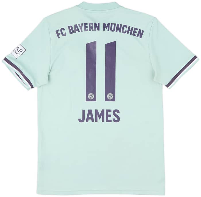 2018-19 Bayern Munich Away Shirt James #11 - 5/10 - (S)