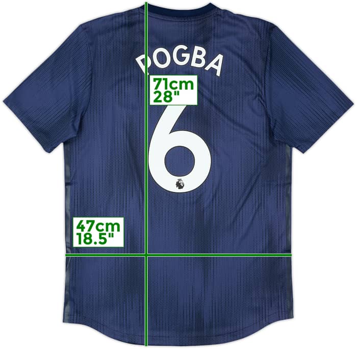2018-19 Manchester United Authentic Third Shirt Pogba #6 - 8/10 - (L)