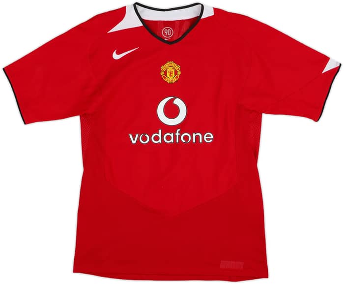 2004-06 Manchester United Home Shirt Ronaldo #7 - 10/10 - (XL.Boys)