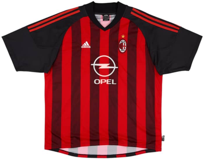 2002-03 AC Milan Home Shirt Shevchenko #7 - 6/10 - (XL)