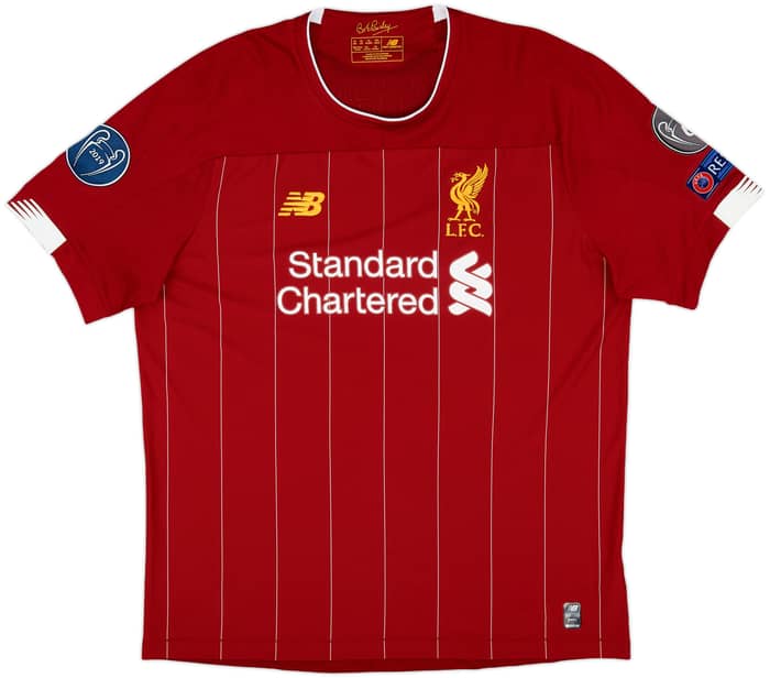 2019-20 Liverpool Home Shirt Champions of Europe #6 - 9/10 - (XL)