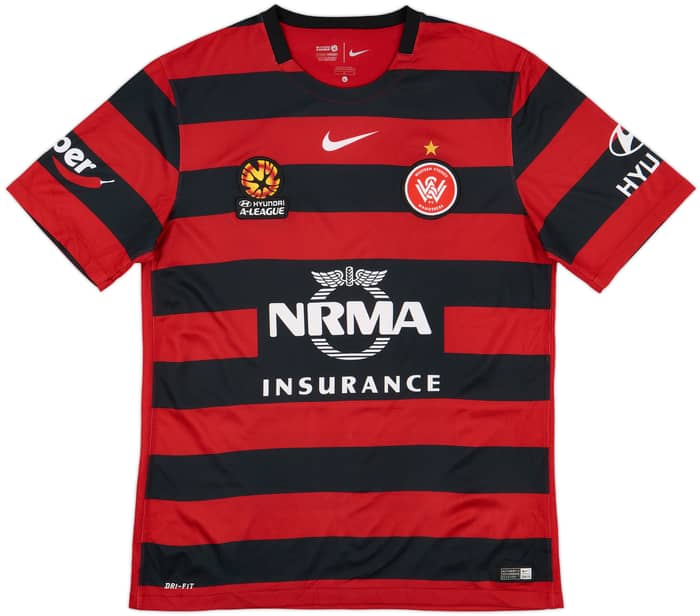 2015-16 Western Sydney Wanderers Home Shirt - 9/10 - (L)