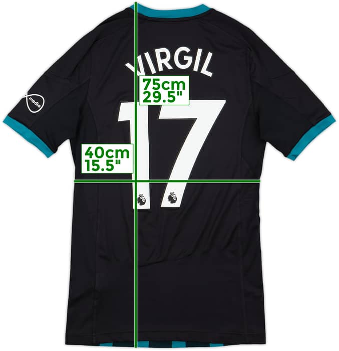2017-18 Southampton Away Shirt Virgil #17 - 8/10 - (S)
