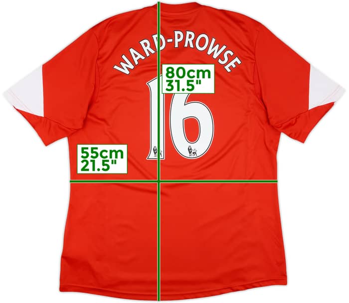 2013-14 Southampton Home Shirt Ward-Prowse #16 - 6/10 - (XL)