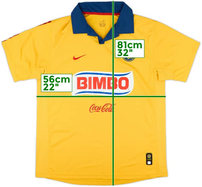 2006-07 Club America Home Shirt - 4/10 - (XL)