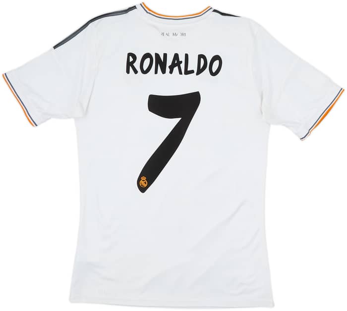 2013-14 Real Madrid Home Shirt Ronaldo #7 - 6/10 - (XL.Boys)