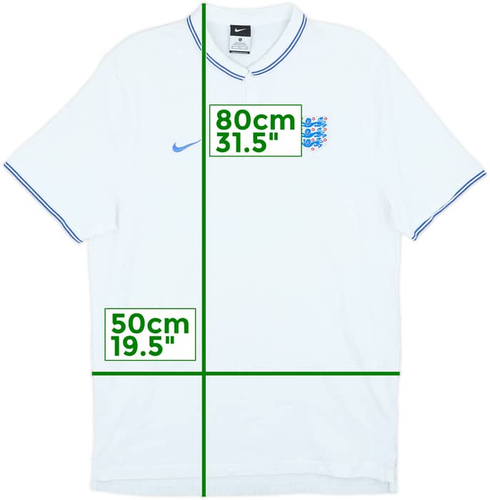 2014-15 England Nike Polo Shirt - 9/10 - (XL)