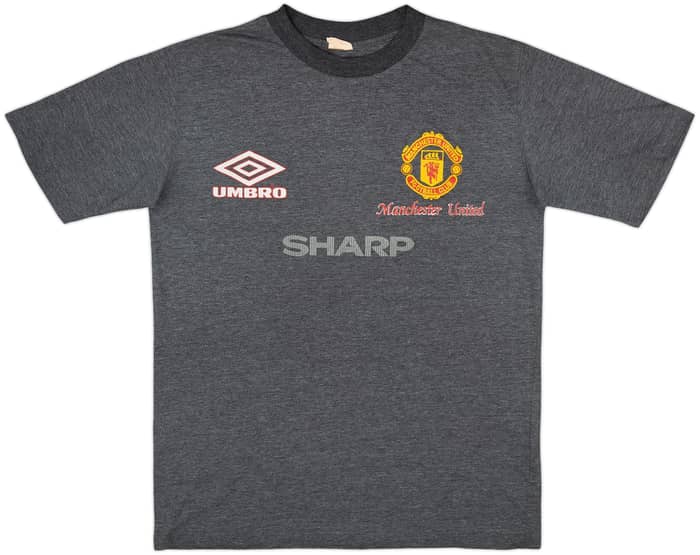 1995-96 Manchester United Umbro Cotton Tee - 8/10 - (L)