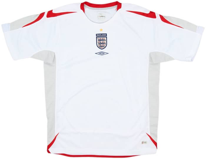 2007-09 England Umbro Training Shirt - 6/10 - (M)