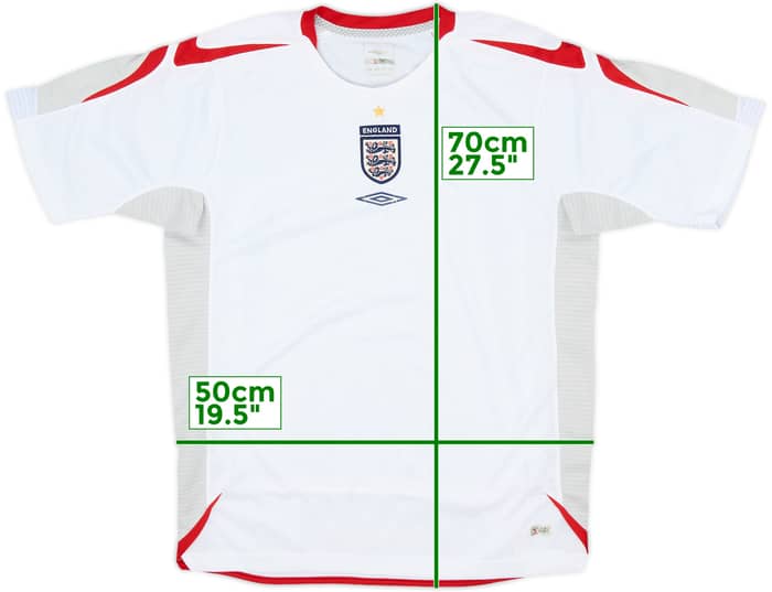 2007-09 England Umbro Training Shirt - 6/10 - (M)