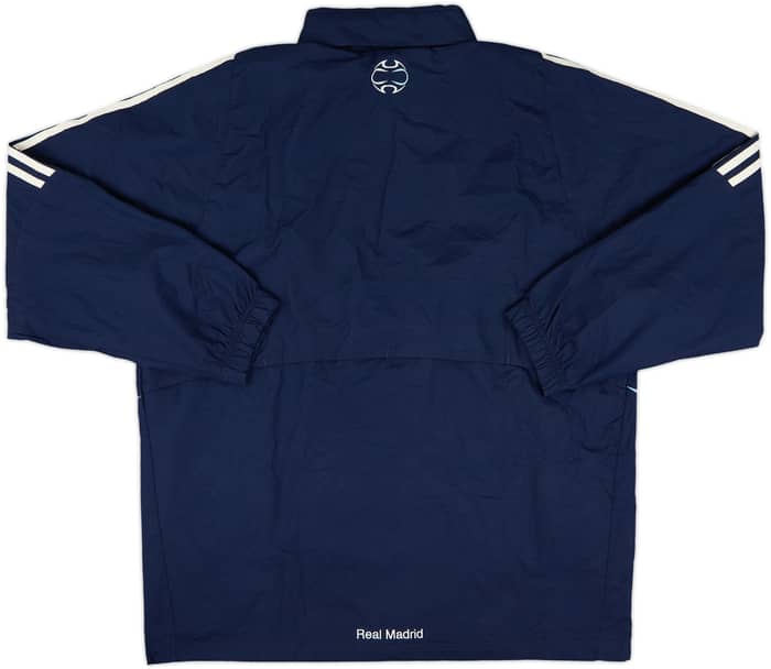 2007-08 Real Madrid adidas Hooded Rain Jacket - 8/10 - (L)