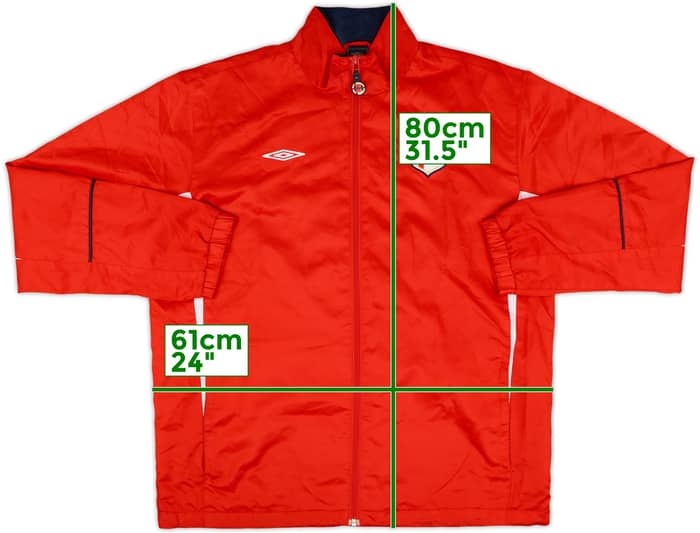 2007-09 England Umbro Track Jacket - 8/10 - (L)