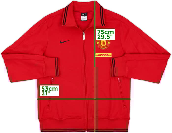 2012-13 Manchester United Nike Track Jacket - 9/10 - (L)
